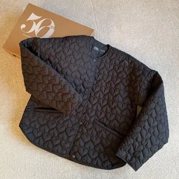 ZARA 하트 퀼팅 자켓 XS
