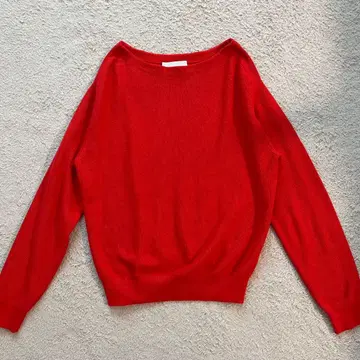 뷰티&유스 BY 코튼 x 캐시미어 꽈배기 보트넥 니트