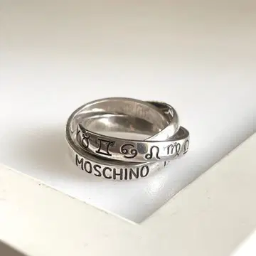 MOSCHINO 925 실버 반지