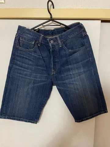 Levi's 501 데님 하프 팬츠 W28 아이티 제조 다크 네이비