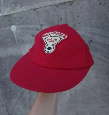 HARLEY-DAVIDSON 빨간색 야구 모자
