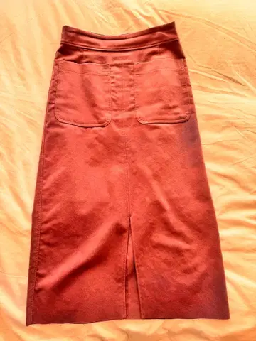 스픽앤스팬 Spick&Span 페이크 스웨이드 타이트 스커트 0