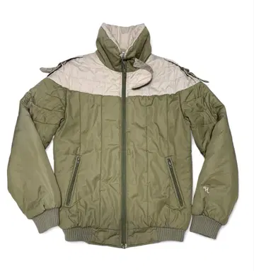 Hiverna 프랑스 빈티지 충전솜 다운 카키 캐나다제