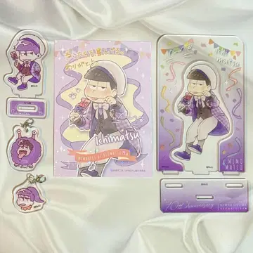 이치마츠 참 빅 아크릴 스탠드 홀로그램 카드 캔두