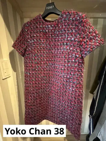 YOKO CHAN 반팔 무릎 기장 원피스