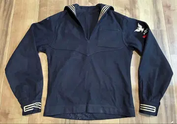 빈티지 US NAVY 세일러 셔츠 네이비 울 밀리터리 50s60s
