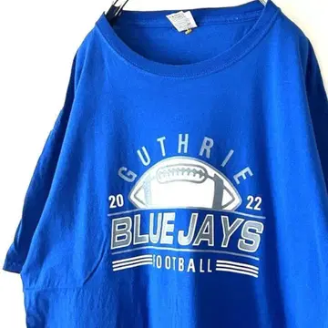 GUTHRIE 풋볼 BLUE JAYS 티셔츠 L 블루 구제 의류