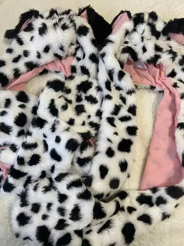 디즈니 101마리 달마시안 머플러 캡