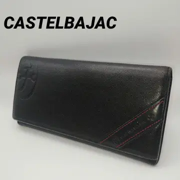 CASTELBAJAC 까스텔바작 장지갑 남성용 로고 엠보 가죽
