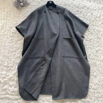 이탈리아제 sifflement / 시플르망 판초 코트 케이프 그레이