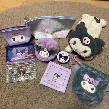 쿠로미 캐릭터 굿즈 8점 세트