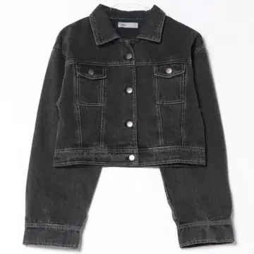DURAS 숏 데님 자켓 블랙