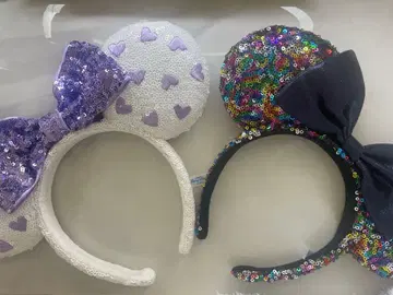 미키 귀 머리띠 2개 세트