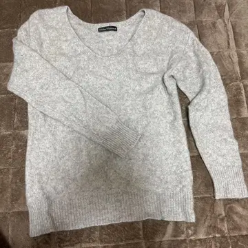 그레이 울 스웨터 프리 사이즈