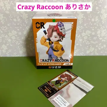 GiGO CRAZY RACCOON 피규어&책갈피 아리사카*QJ