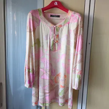 레오나르 튜닉 칸칸 새상품급 L