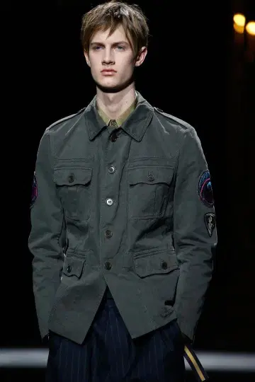 dries van noten 16aw 밀리터리 자켓