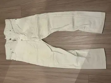 DSQUARED2 화이트 스트레이트 데님 44