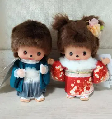 새상품 베이비치치 하카마 예복 기모노 20주년 세트 몽치치 223145s