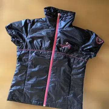 Munsingwear 충전솜 반팔 의류 방한 블랙