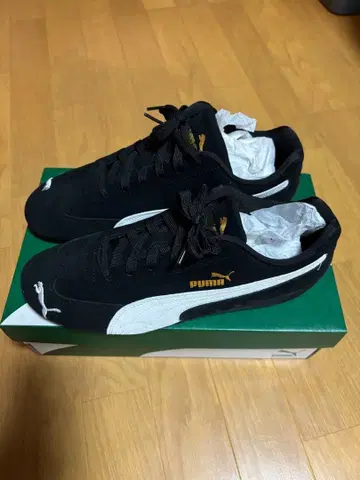 새상품 Puma 스피도캣 스웨이드 블랙