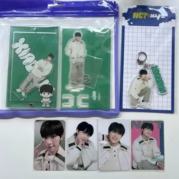 샤오쥔 xyz 아크릴 스탠드 아크링 키링 트레이딩 카드