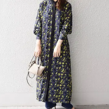 SHIPS UHURU 밴드 카라 원피스