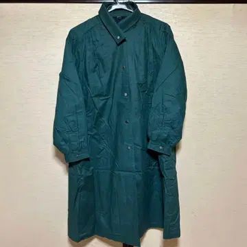 여성용 겉옷 롱 코트 그린 라이너 포함