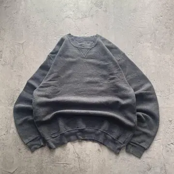 90s 러셀 애슬레틱 구제 맨투맨 무지 미국 수입 L 그레이