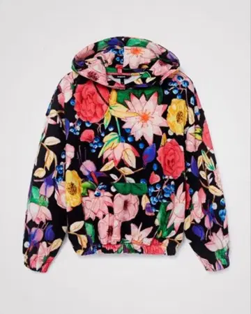 데시구알 꽃무늬 후디 M 사이즈 상당