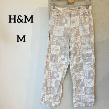 [ 하나뿐인 ] SMILEY x H&M 패치워크 팬츠 US4