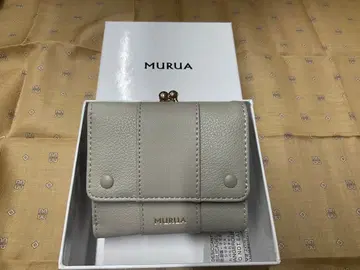 MURUA 그레이 3단 폴더형 지갑