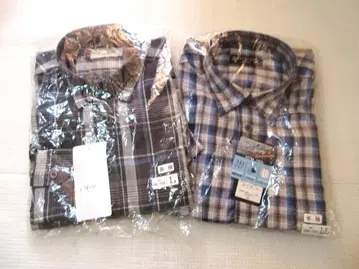 (O-32) 미사용 2장 세트 INITIUM 이니시움 셔츠 반팔 긴팔