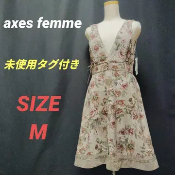 미사용 택 포함 axes femme 점프 스커트 앤티크 꽃무늬