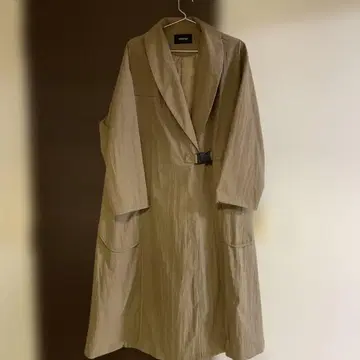 새상품급 melange 베이지 롱 코트