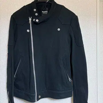 DEPT 블랙 라이더 자켓