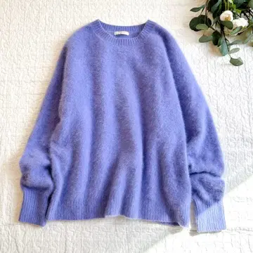 새상품급 plage 플라주 Fur Nuance 풀오버 퍼플