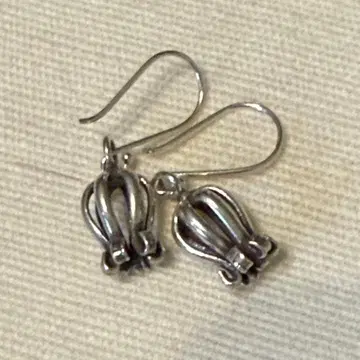 카렌 실버 귀걸이 벨플라워