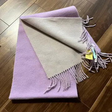 [ 클리닝 완료 ] 사용 횟수 5회 미만 리버서블 캐시미어 머플러