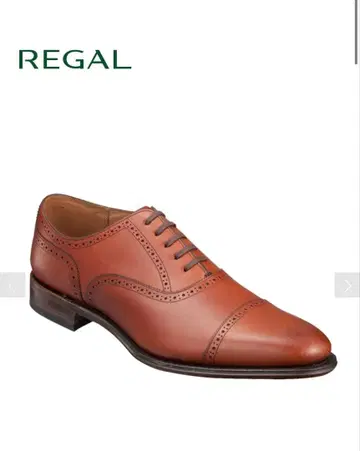 REGAL 리걸 02DR 스트레이트 팁 가죽 밑창