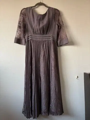 레이스 롱 드레스 경사 결혼식