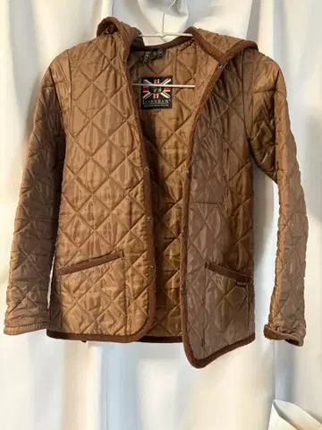 LAVENHAM 브라운 퀼팅 자켓 36 (E)
