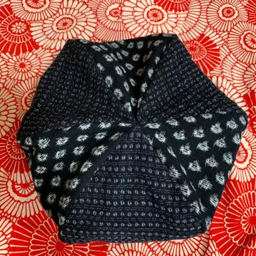 체크무늬 베레모