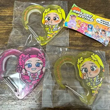 하라주쿠 페스티벌 타케시타 파라다이스 아크릴 하트 카라비너