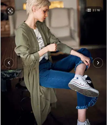 모즈 코트풍 원피스 겉옷처럼 입을 수 있는 카키색