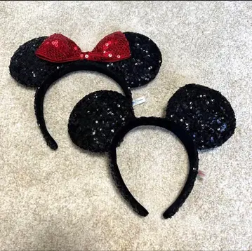 디즈니 스팽글 머리띠 미니 [ 가격 인하 가능 ]