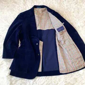 Stanley Blacker 테일러드 자켓 코듀로이 네이비