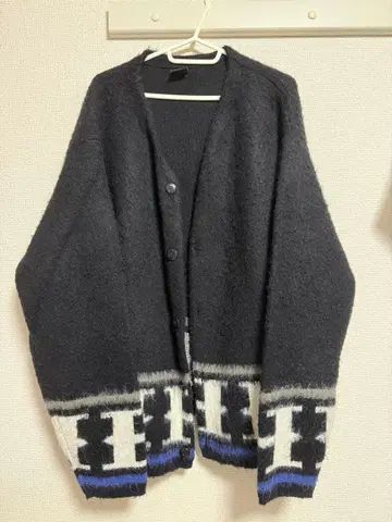 HUF 가디건 M 사이즈 블랙 컬러