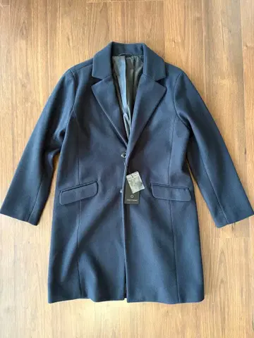 JIGGYS SHOP 네이비 체스터 코트 S