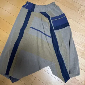 타마키 니이메 울 코튼 타룬 팬츠 2 베이지 tamaki niime